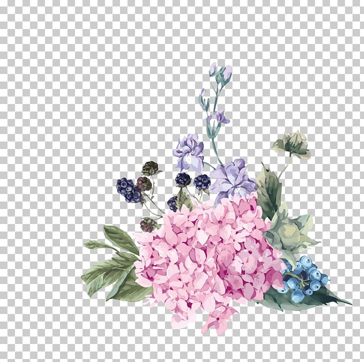 Hydrangea Flower Illustration PNG, Clipart, Artificial Flower, Big Picture, Branch, Eps, Flo Free PNG Download