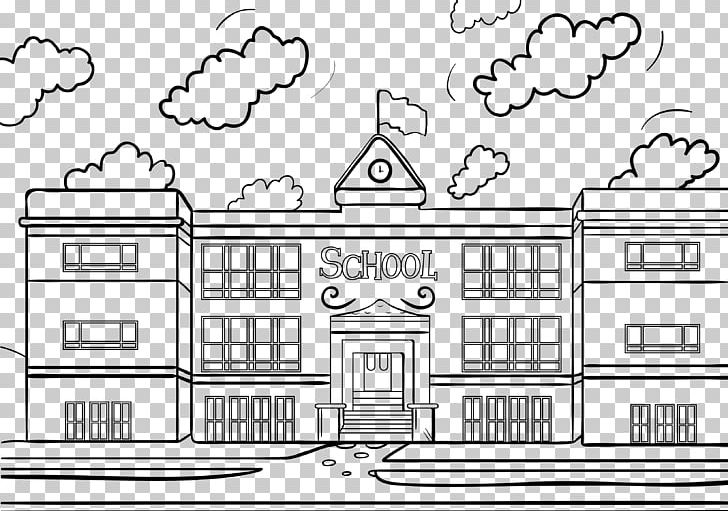 Pre-school Coloring Book Escuela Classroom PNG, Clipart, Area, Black And White, Book, Brand, Cartoon Free PNG Download