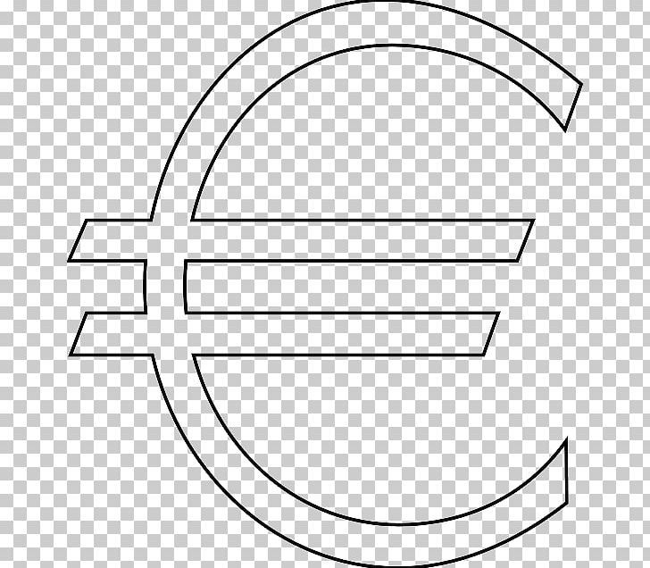 Euro Sign Dollar Sign PNG, Clipart, Angle, Area, Black And White, Circle, Coin Free PNG Download