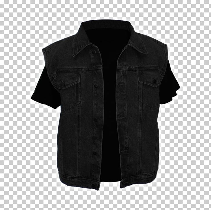 T-shirt Sleeve Waistcoat Clothing Jacket PNG, Clipart, Black, Blouse, Button, Clothing, Denim Free PNG Download