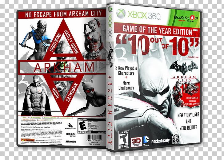 Xbox 360 Batman: Arkham City Batman: Arkham Asylum Batman: Arkham Origins Army Of Two: The 40th Day PNG, Clipart, Army Of Two, Army Of Two The 40th Day, Batman, Batman Arkham, Batman Arkham Asylum Free PNG Download