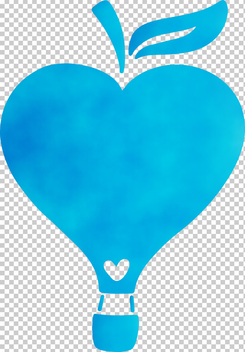Turquoise Heart PNG, Clipart, Heart, Paint, Turquoise, Watercolor, Wet Ink Free PNG Download