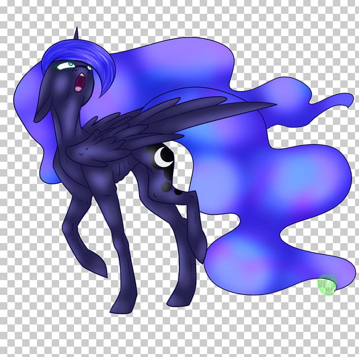Horse Cartoon Illustration Purple Figurine PNG, Clipart, Animals, Cartoon, Cobalt Blue, Electric Blue, Fictional Character Free PNG Download