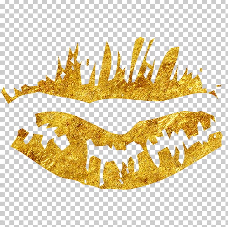 Lip Gold PNG, Clipart, Cartoon Lipstick, Clip Art, Color, Gold, Golden Free PNG Download