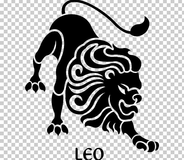 Leo Astrological Symbols Astrological Sign Zodiac PNG, Clipart, Big Cats, Black, Carnivoran, Cat Like Mammal, Clip Art Free PNG Download