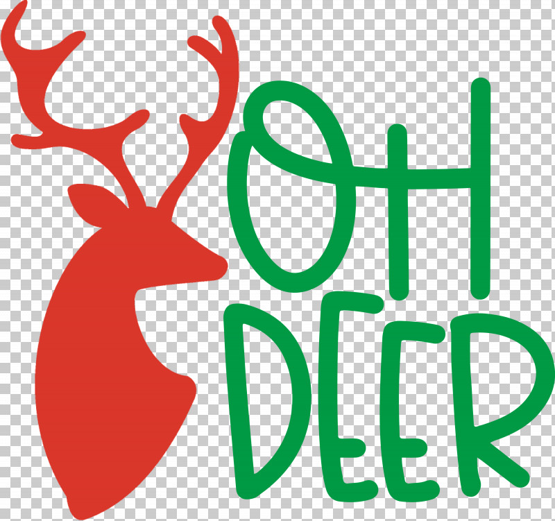 OH Deer Rudolph Christmas PNG, Clipart, Christmas, Cricut, Entertainment, Logo, Oh Deer Free PNG Download