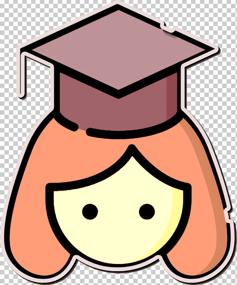 Happiness Icon Graduate Icon Girl Icon PNG, Clipart, Cartoon, Geometry, Girl Icon, Graduate Icon, Happiness Icon Free PNG Download