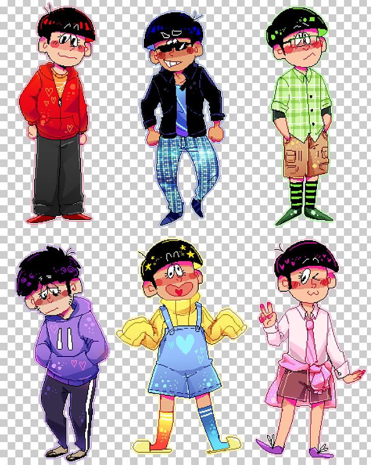 Osomatsu-kun Pixel Art PNG, Clipart, Art, Cartoon, Character, Child, Choromatsu Free PNG Download