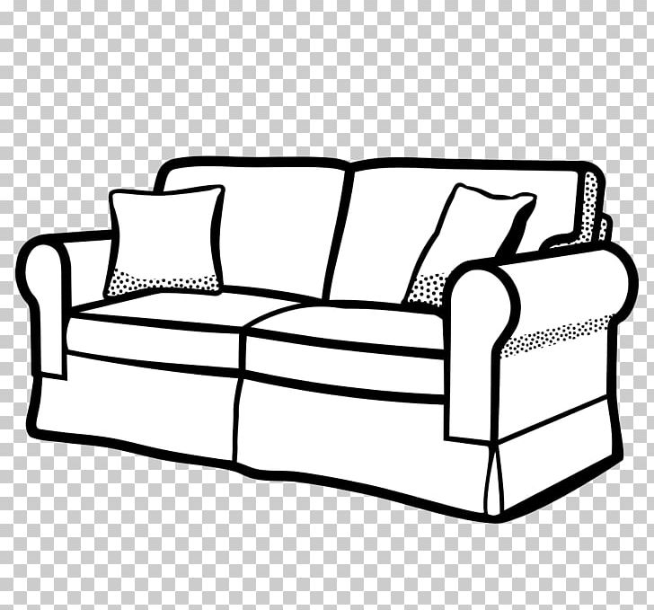 Couch Sofa Bed PNG, Clipart, Angle, Area, Black And White, Chair, Clip Art Free PNG Download