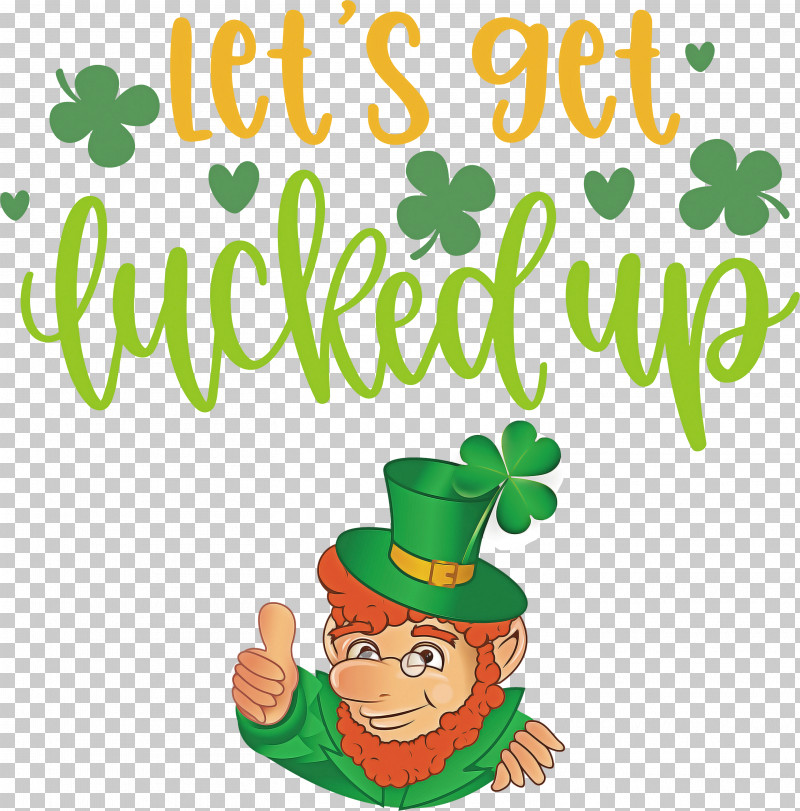 Get Lucked Up Saint Patrick Patricks Day PNG, Clipart, Behavior, Cartoon, Character, Happiness, Human Free PNG Download