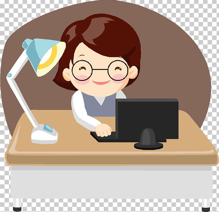 Microsoft Office Job PNG, Clipart, Business, Cartoon, Communication, Computer Desk, Eyewear Free PNG Download
