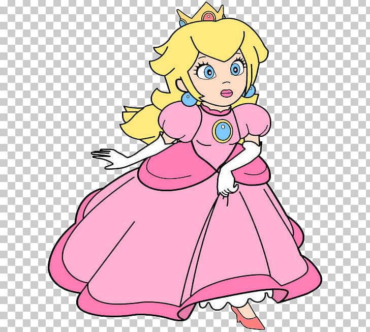 Super Princess Peach Super Mario Bros. PNG, Clipart, Art, Artwork, Child, Clothing, Fictional Character Free PNG Download