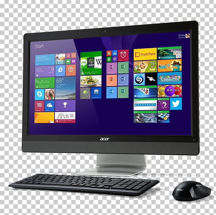 All-in-one Intel Core I5 Acer Aspire Hard Drives PNG, Clipart, Acer, Acer Aspire, Computer, Computer Hardware, Computer Monitor Accessory Free PNG Download