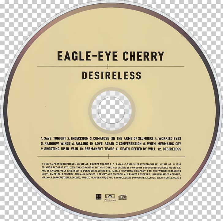 Compact Disc Desireless Album Falling In Love Again Save Tonight PNG, Clipart,  Free PNG Download