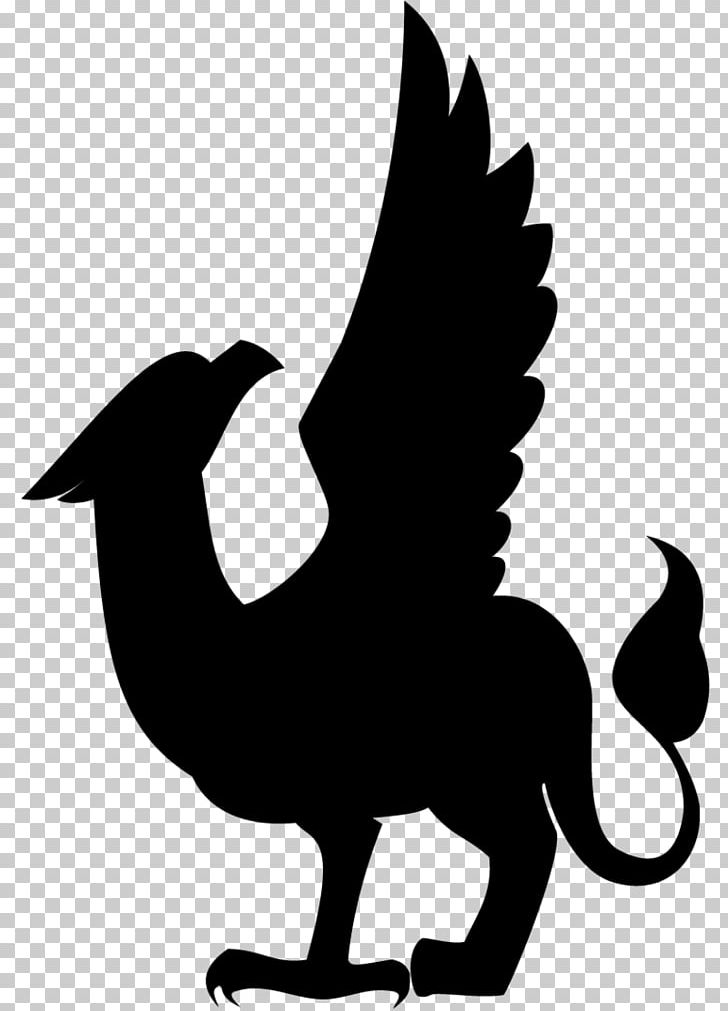 Griffin Digital Art PNG, Clipart, Art, Beak, Bird, Black And White, Chicken Free PNG Download