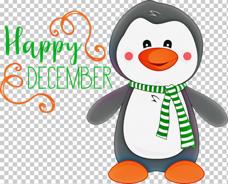 Happy December Winter PNG, Clipart, Cartoon, Happy December, Penguins, Poster, Winter Free PNG Download