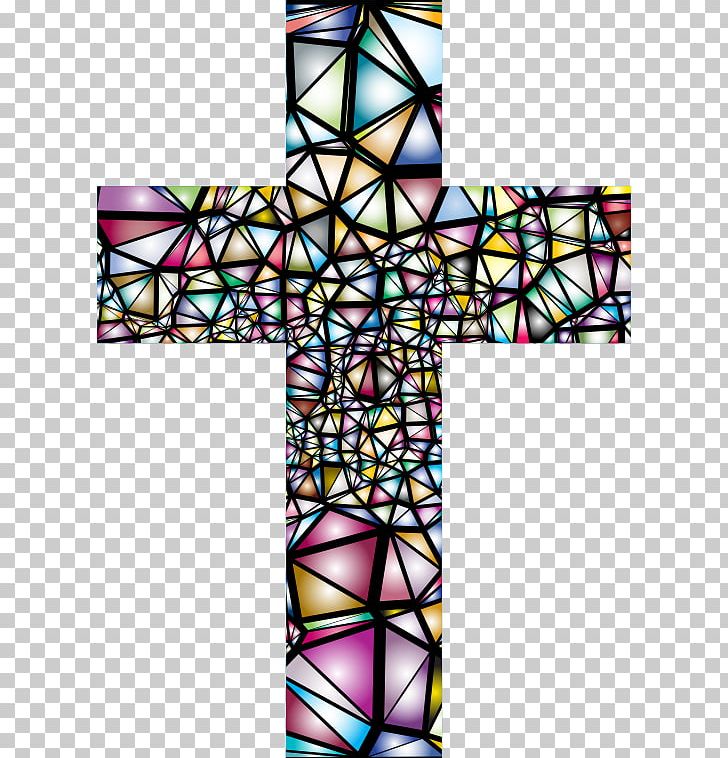 Window Stained Glass PNG, Clipart, Clip Art, Color, Colorful, Cross, Crucifix Free PNG Download
