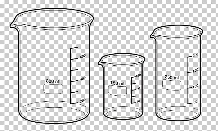 Beaker Chemistry Laboratory Flasks Erlenmeyer Flask PNG, Clipart, Angle, Beaker, Black And White, Chemistry, Cylinder Free PNG Download