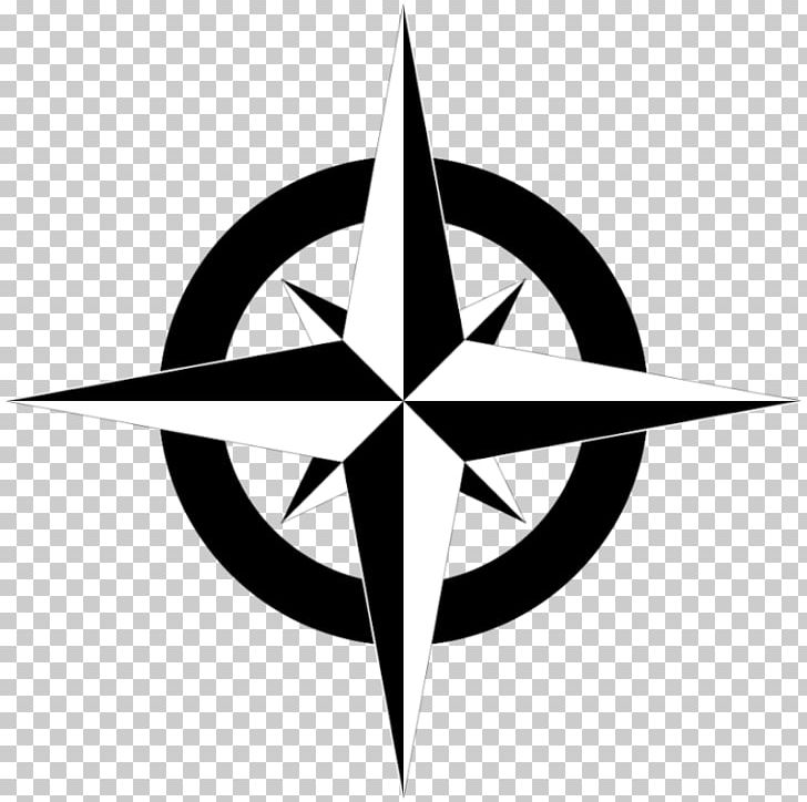 Compass Rose PNG, Clipart, Artwork, Black And White, Circle, Compass, Document Free PNG Download