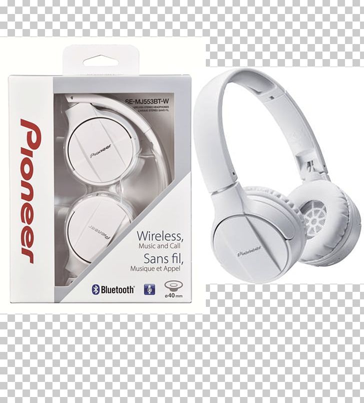 Pioneer SE MJ553BT Microphone Headphones Wireless Bluetooth PNG, Clipart, Audio, Audio Equipment, Bluetooth, Electronic Device, Electronics Free PNG Download