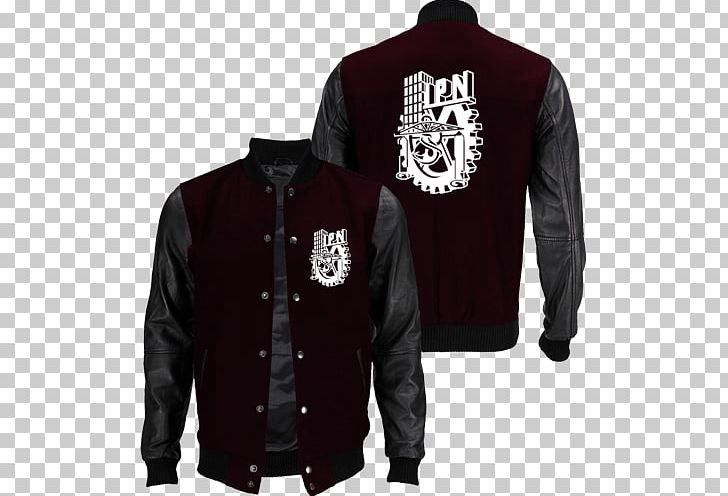 Leather Jacket Instituto Politécnico Nacional T-shirt ESCOM Sleeve PNG, Clipart, Brand, Clothing, Flight Jacket, Ipn, Jacket Free PNG Download