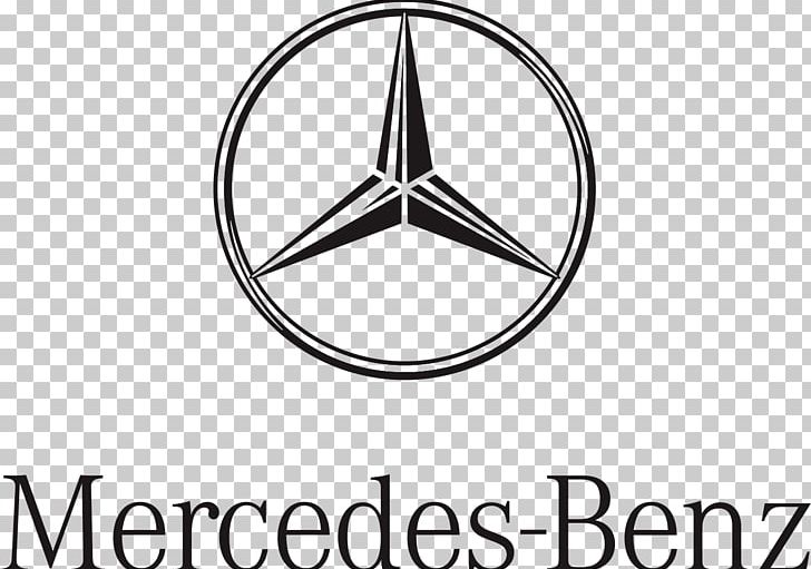 Mercedes-Benz Car Logo Mercedes-Stern Daimler AG PNG, Clipart, Area, Black And White, Brand, Car, Circle Free PNG Download