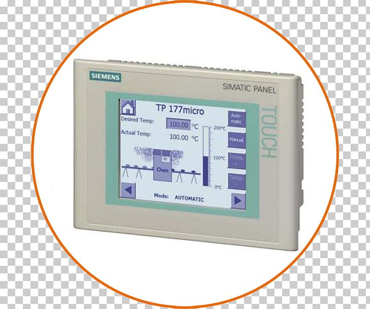 SIMATIC Siemens User Interface Programmable Logic Controllers Touchscreen PNG, Clipart, Automation, Control System, Electronics, Hardware, Industry Free PNG Download