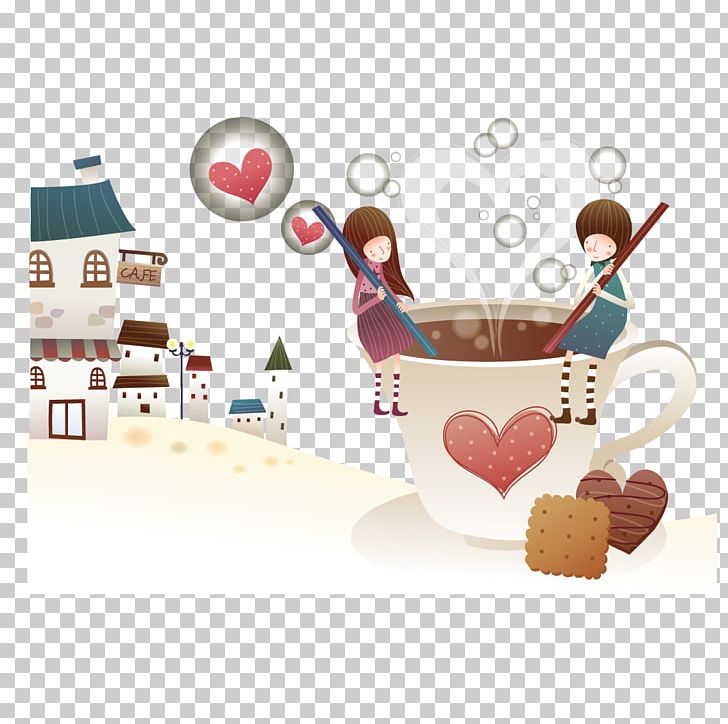 Coffee Cup Significant Other Illustration PNG, Clipart, Cartoon, Cartoon Couple, Coffee, Coffee Cup, Coffee Shop Free PNG Download