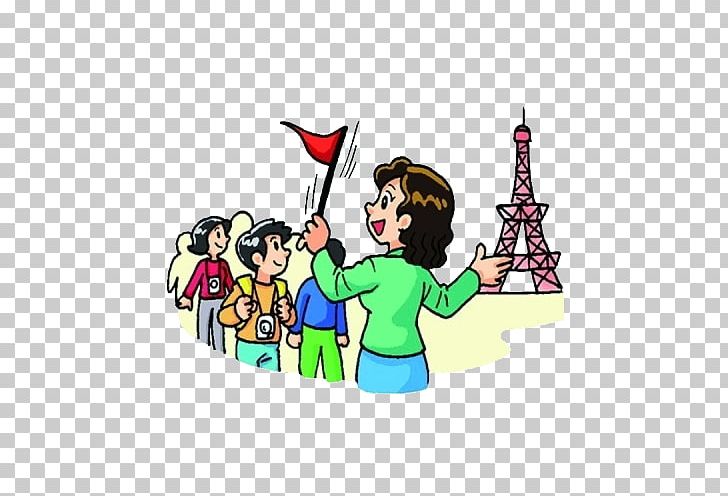 tourist guide clipart