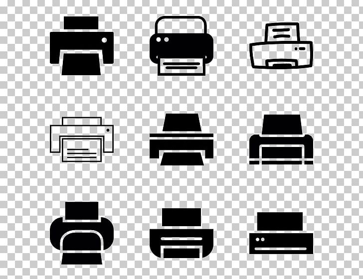 Computer Icons Printing Printer PNG, Clipart, Angle, Automotive Design, Automotive Exterior, Black, Black And White Free PNG Download