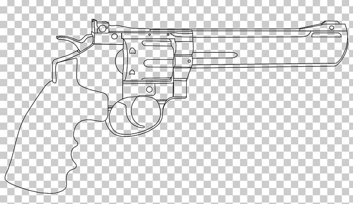 Firearm Weapon Trigger Revolver Air Gun PNG, Clipart, Air Gun, Angle, Artwork, Black And White, Firearm Free PNG Download
