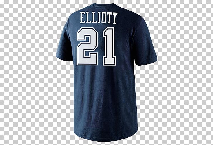 Sports Fan Jersey T-shirt Autographed Dallas Cowboys Ezekiel Elliott Fanatics Authentic PNG, Clipart, Active Shirt, Blue, Brand, Clothing, Dallas Cowboys Free PNG Download