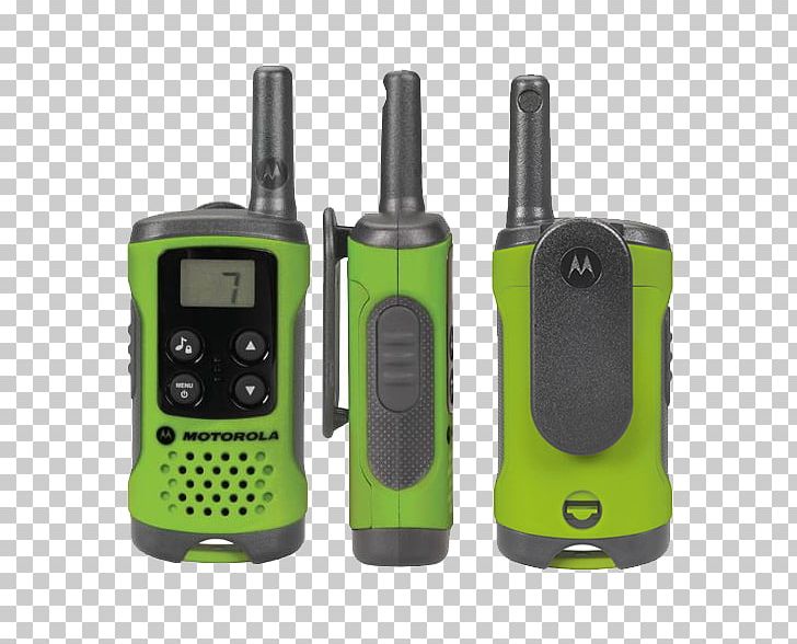 Walkie-talkie PMR446 Two-way Radio Motorola TLKR Walkie Talkie PNG, Clipart, Communication, Electronic Device, Electronics, Green, Hardware Free PNG Download