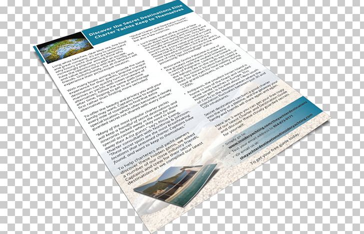 Brochure PNG, Clipart, Advertising, Brochure, Text, Yacht Charter Free PNG Download