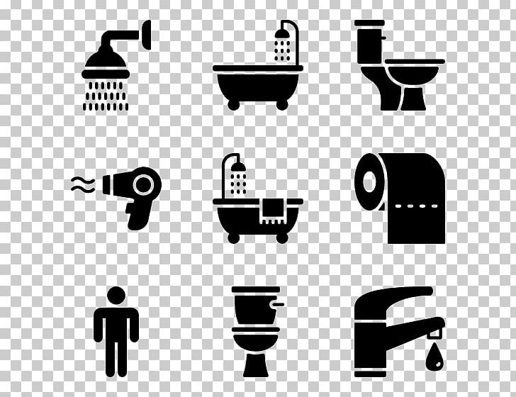 Computer Icons Bathroom PNG, Clipart, Angle, Area, Bathroom, Bathtub, Black Free PNG Download