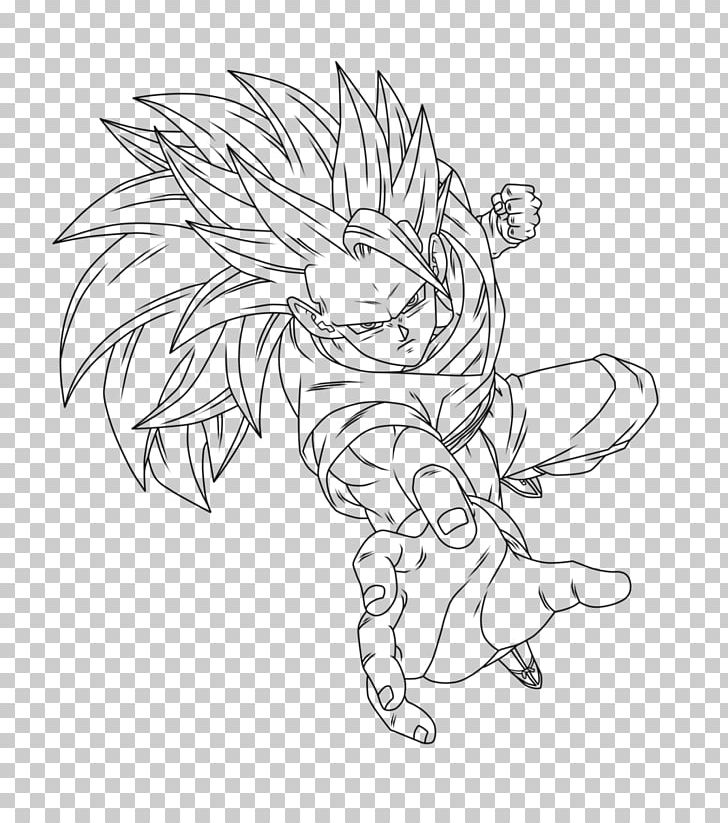 Goku Vegeta Gogeta Goten Frieza PNG, Clipart, Art, Artwork, Black, Black And White, Cartoon Free PNG Download