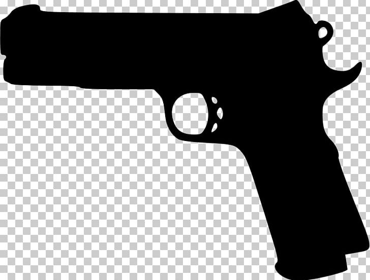 Firearm Pistol Gun PNG, Clipart, Air Gun, Black, Black And White, Clip, Clip Art Free PNG Download