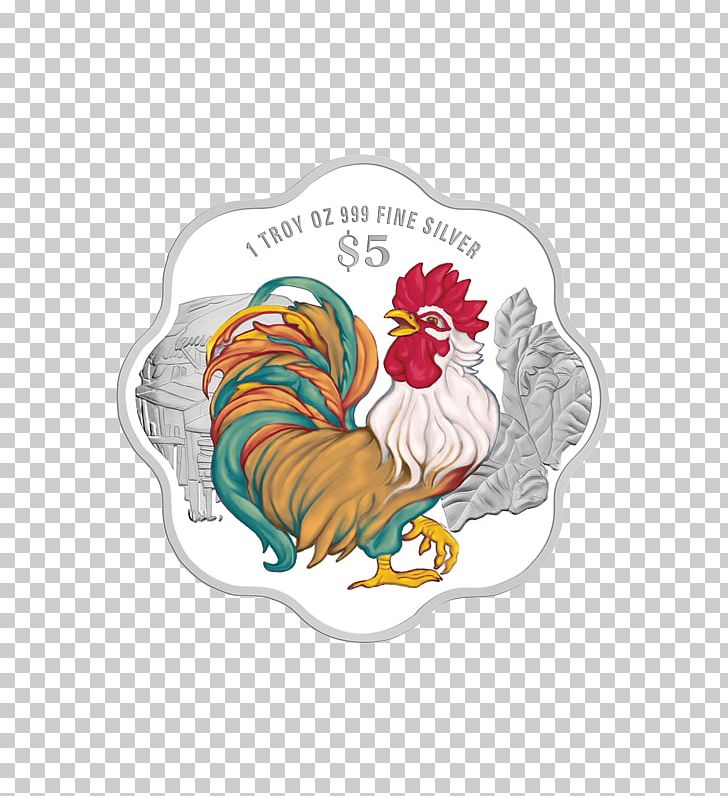 Rooster Singapore Chicken Silver Coin PNG, Clipart, 2017, Bird, Chicken, Coin, Coin Set Free PNG Download