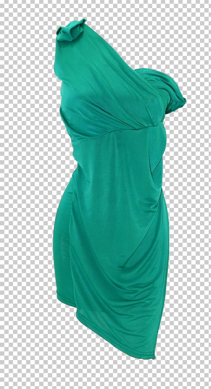 Cocktail Dress Shoulder Green Turquoise PNG, Clipart, Aqua, Clothing, Cocktail, Cocktail Dress, Day Dress Free PNG Download