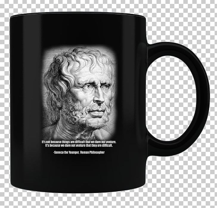 Seneca The Younger Epistulae Morales Ad Lucilium De Brevitate Vitae The Daily Stoic De Vita Beata PNG, Clipart, Ancient Philosophy, Black And White, Brand, Cup, Daily Stoic Free PNG Download