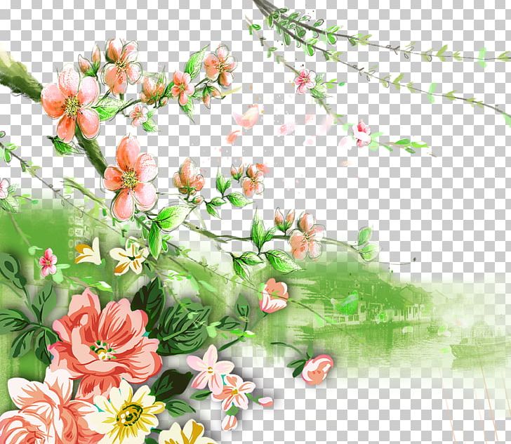 Floral Design Green PNG, Clipart, Art, Background Green, Branch, Chinese Style, Christmas Decoration Free PNG Download