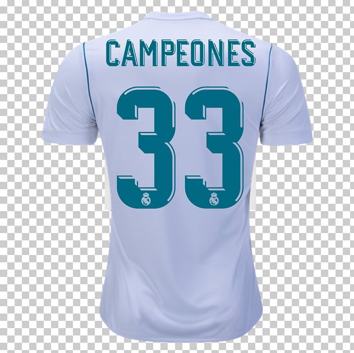 Sports Fan Jersey T-shirt Real Madrid C.F. PNG, Clipart, Active Shirt, Brand, Clothing, Electric Blue, Football Free PNG Download