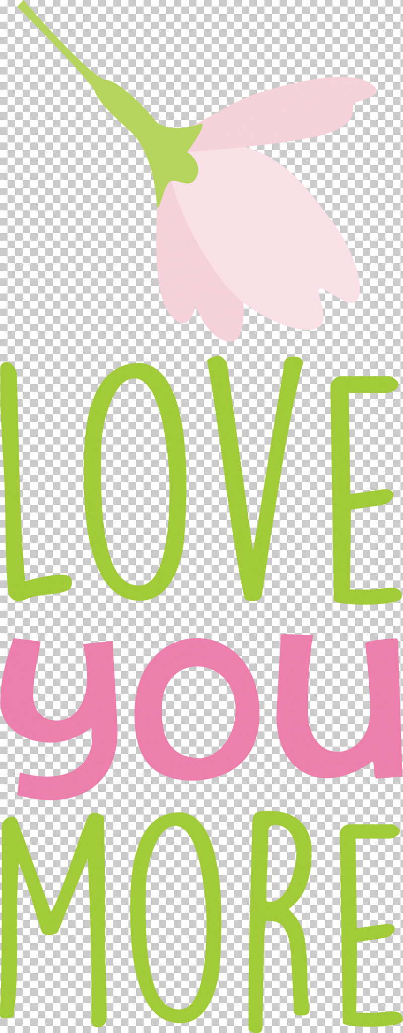 Love You More Valentines Day Valentine PNG, Clipart, Biology, Flower, Green, Leaf, Line Free PNG Download