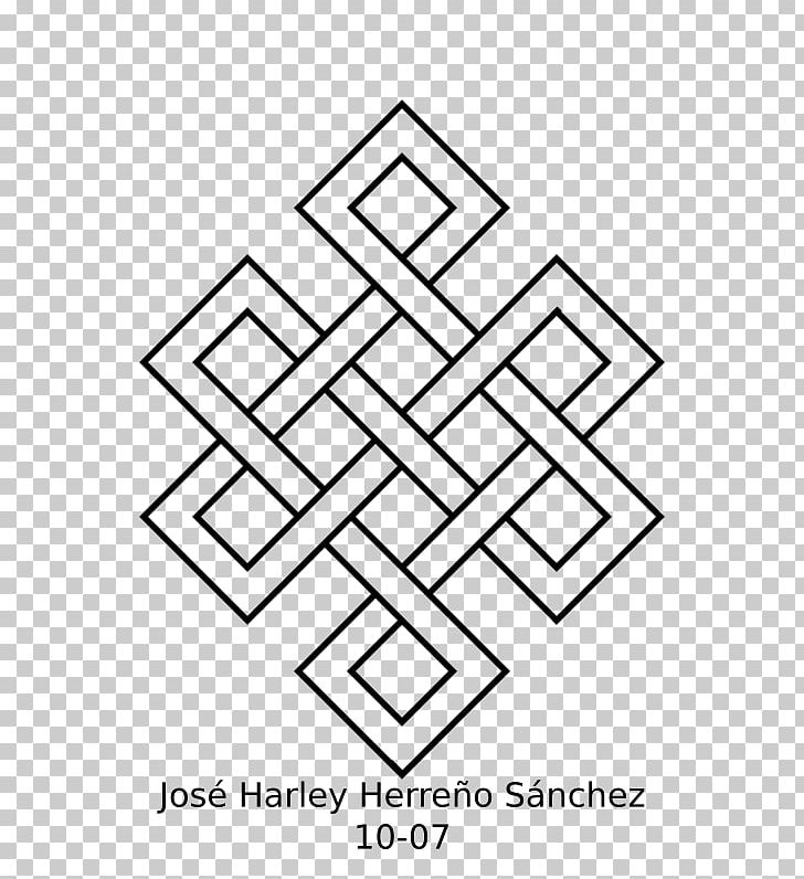Endless Knot Symbol Dog Celtic Knot PNG, Clipart, Angle, Area, Black And White, Celtic Art, Celtic Knot Free PNG Download