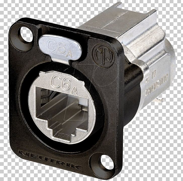 EtherCON Neutrik Electrical Connector Category 6 Cable XLR Connector PNG, Clipart, 8p8c, Angle, Category 5 Cable, Category 6 Cable, Conrad Black Free PNG Download