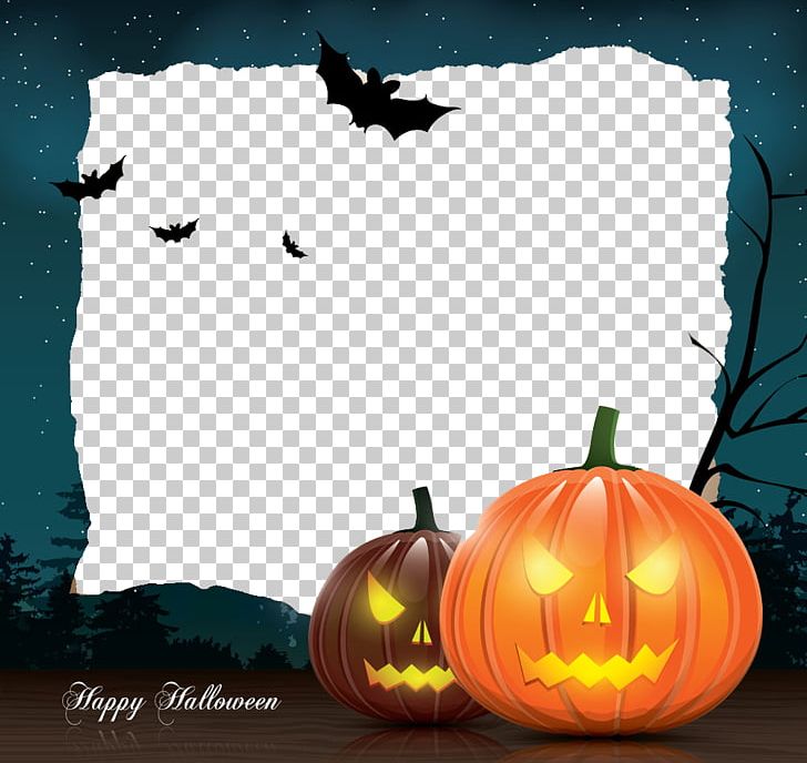 Halloween Template Greeting Card Illustration PNG, Clipart, Border, Border Frame, Calabaza, Certificate Border, Christmas Border Free PNG Download