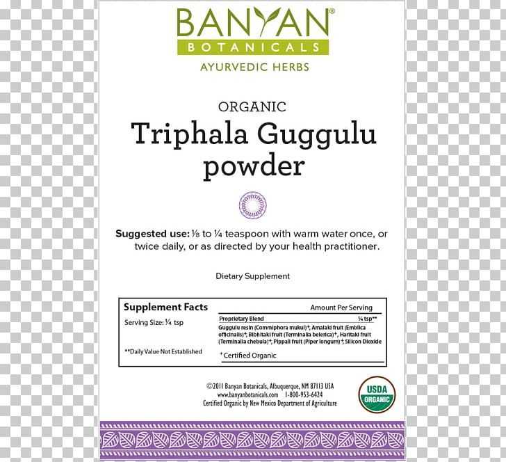 Organic Food Myrobalan Organic Certification Triphala Herb PNG, Clipart, Advertising, Area, Arjun Tree, Banyan Botanicals Herbs, Brand Free PNG Download