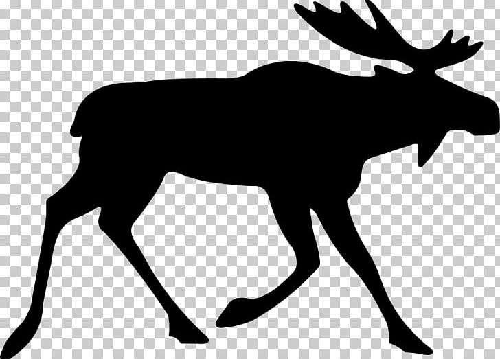 Elk Moose Red Deer PNG, Clipart, Animals, Antler, Art, Black And White, Deer Free PNG Download