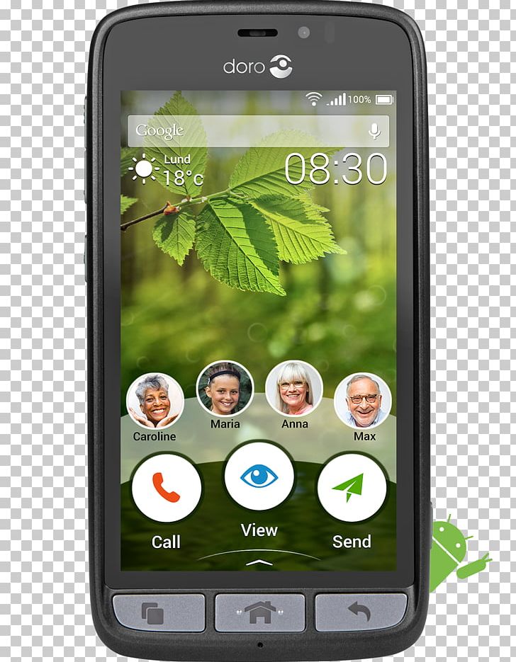 Smartphone O2 Doro Sim Free 4G PNG, Clipart, Cellular Network, Communication Device, Doro, Doro 8030, Doro Liberto 825 Free PNG Download