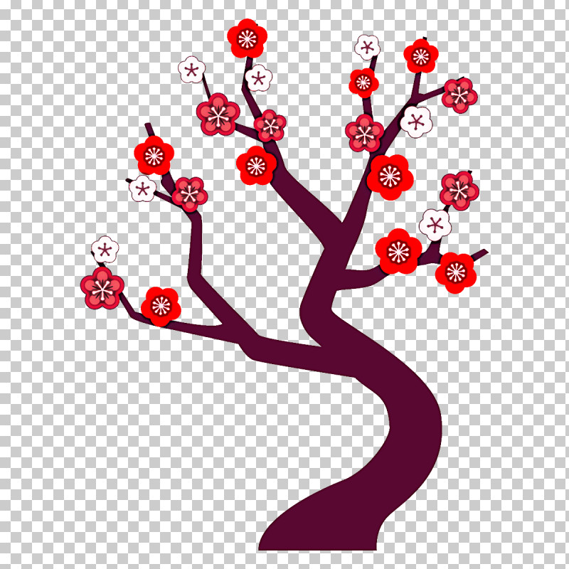 Plum Tree Plum Winter Flower PNG, Clipart, Blossom, Branch, Cherry Blossom, Flower, Heart Free PNG Download